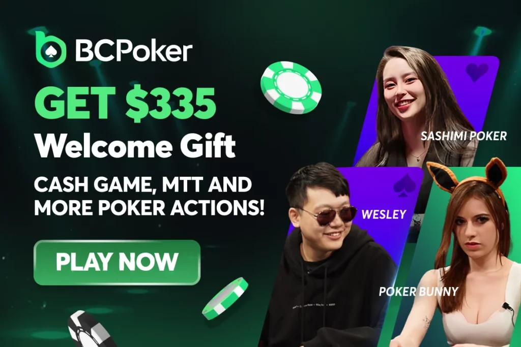Get it welcome gift NC poker