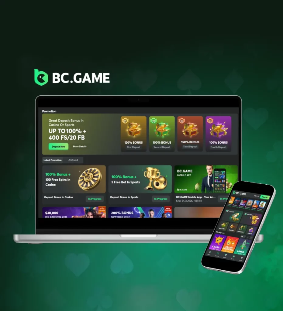 User's personal account in the BC poker